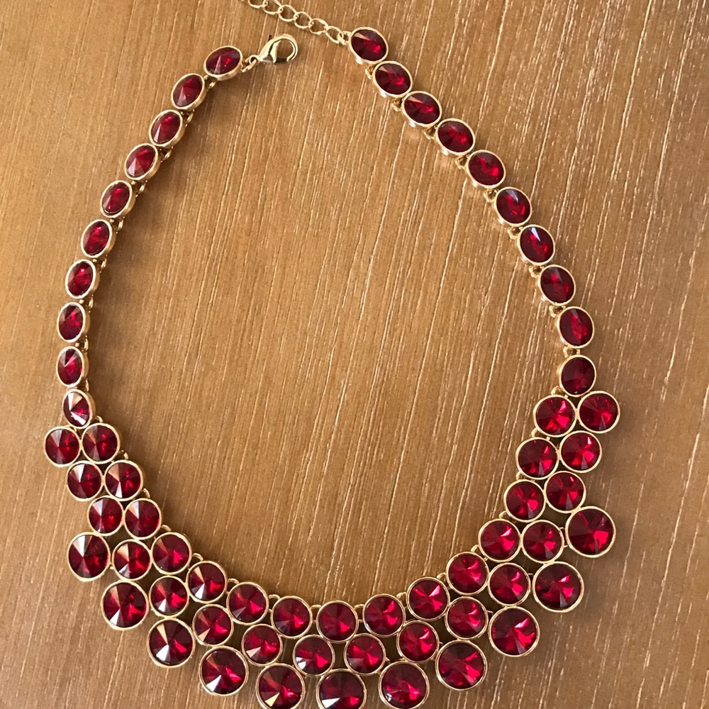 Charter Club NWOT - Chic Statement necklace - Red - Picture 4 of 7